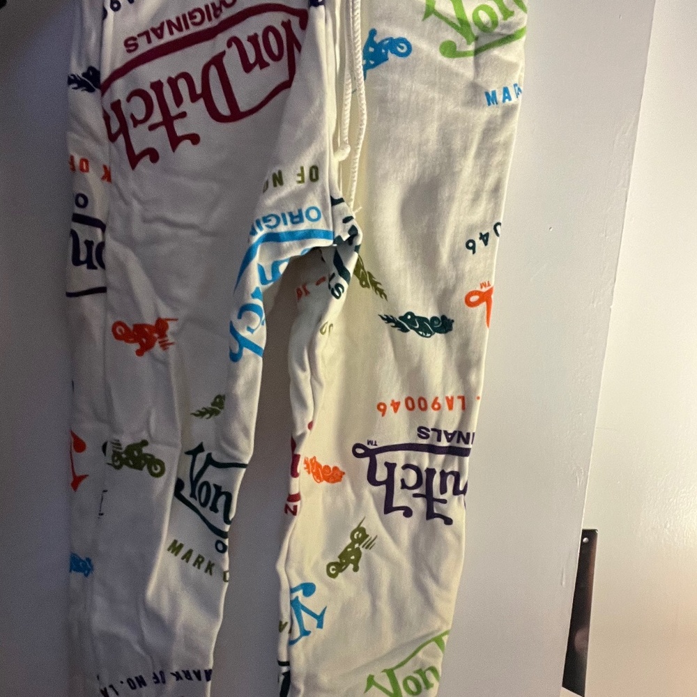 Von dutch logo all over sweats size xs